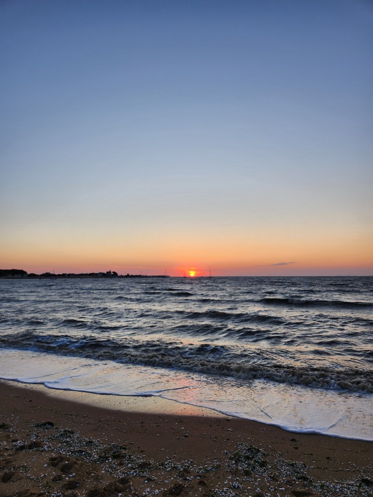 海邊夕陽